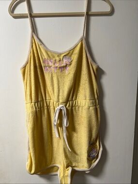 Hello Kitty terry cloth romper